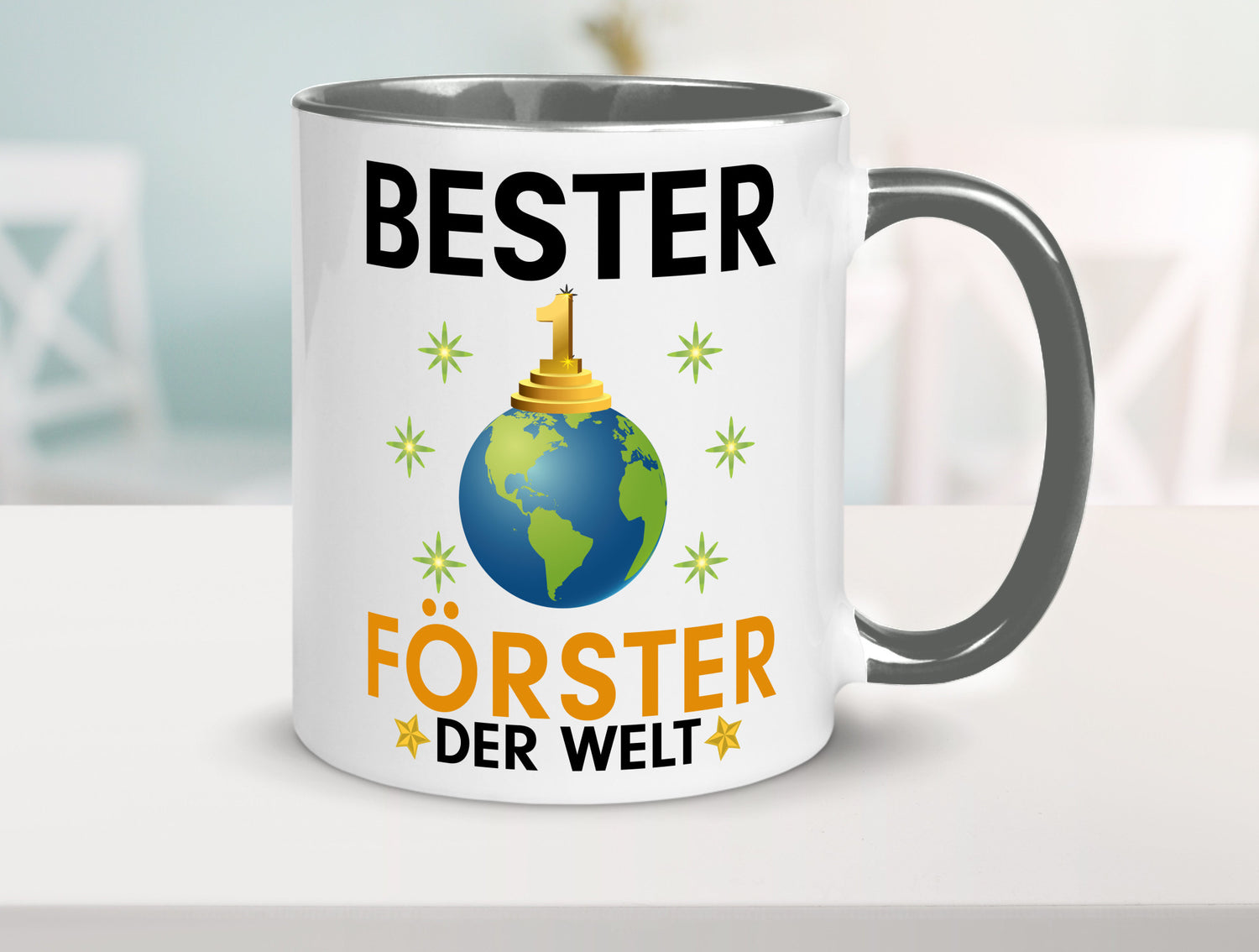 Welt Bester Förster | Forst Arbeit Geschenk Kollegen Büro lustiger Spruch Tasse