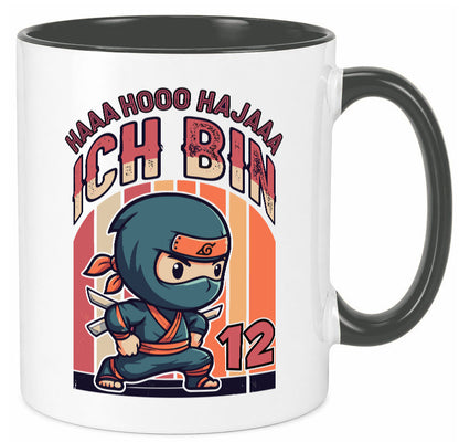 12. Geburtstag | Ninja Junge 12 Jahre Humor Geschenkidee Tasse