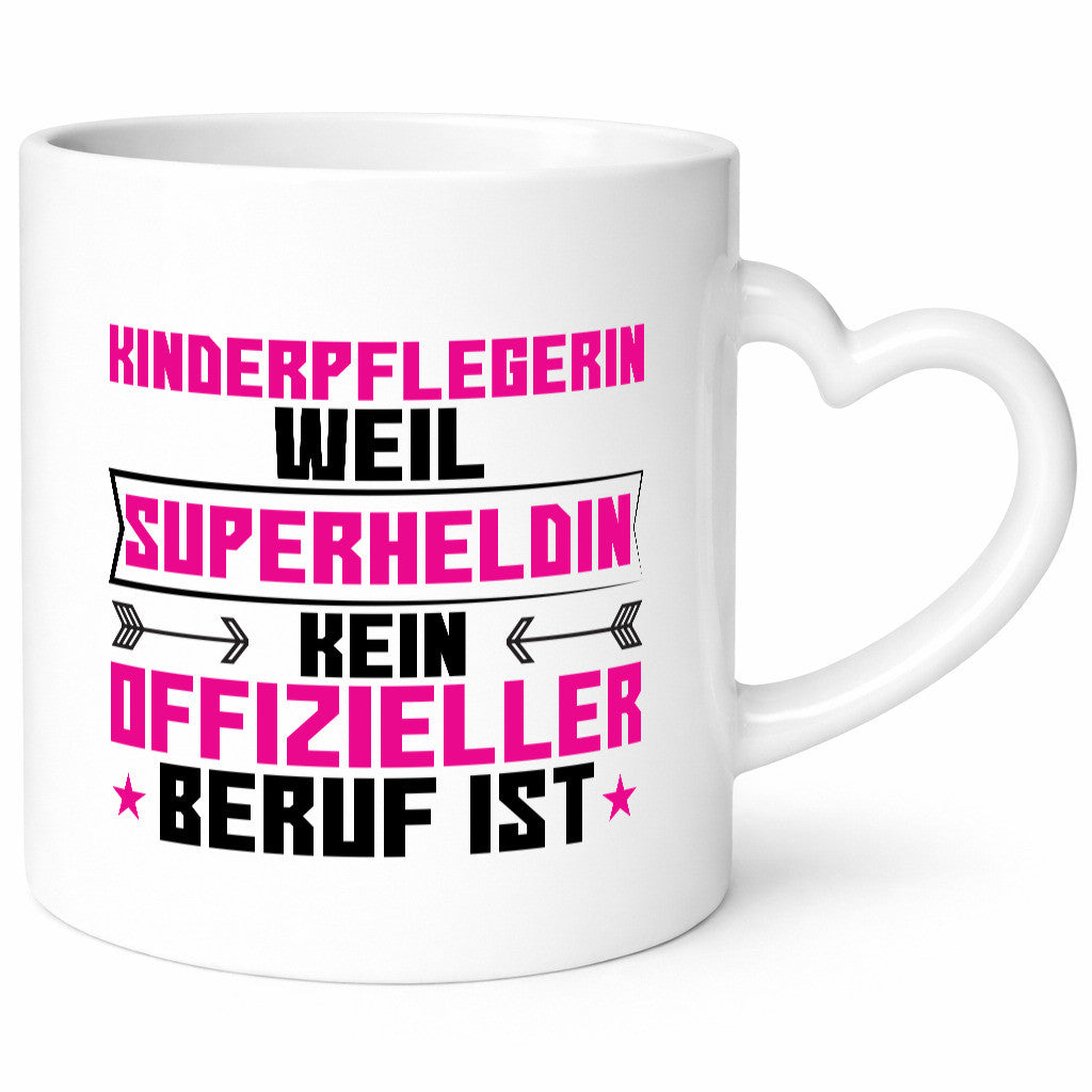 Superheldin Kinderpflegerin | Kinder Pflegeberuf lustig Arbeit Kollegen Büro