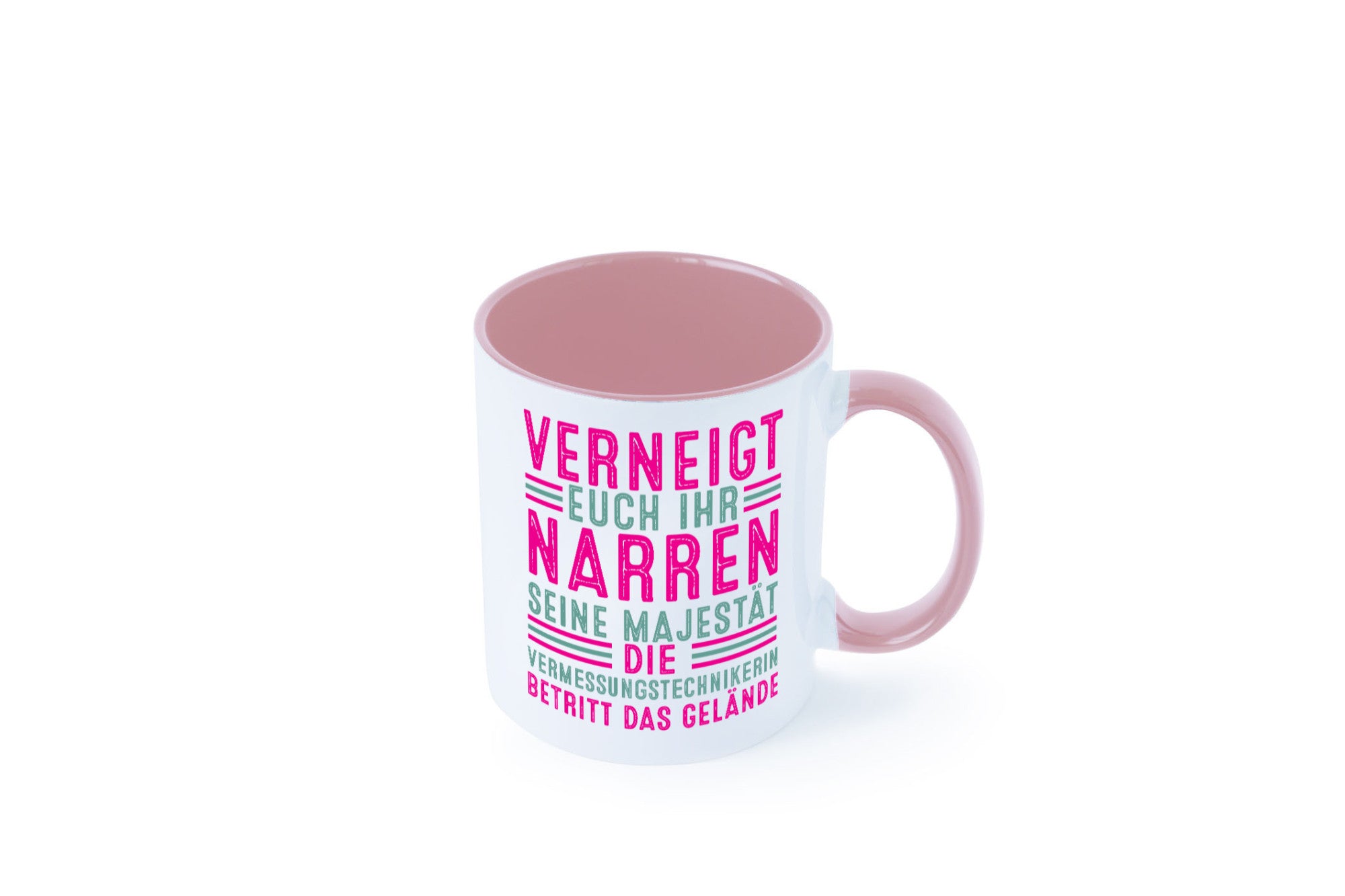 Verneigt euch: Vermessungstechnikerin | Techniker Humor Geschenkidee Tasse