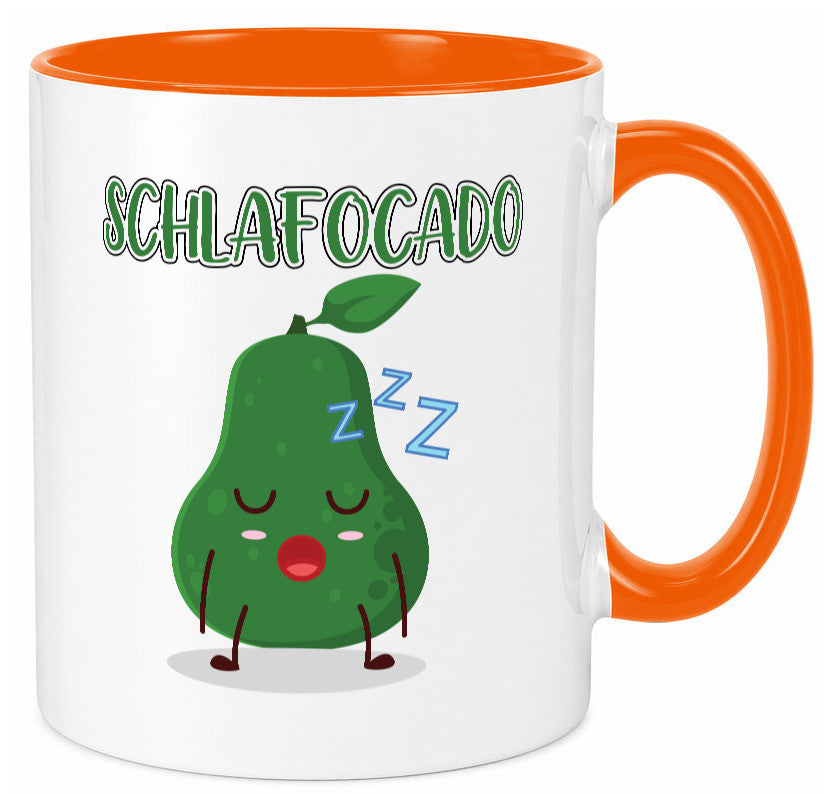Schlafocado | Müde Avocado ich will noch Schlafen lustiger Spruch Geschenk Tasse