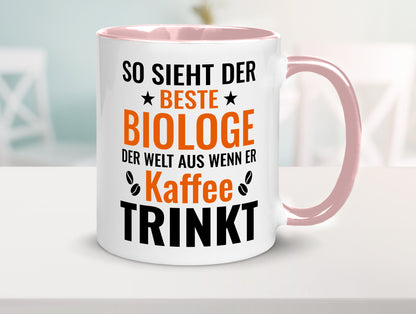 Kaffee trinkt: Biologe | Biologie Naturforscher Geschenk Humor Geschenkidee