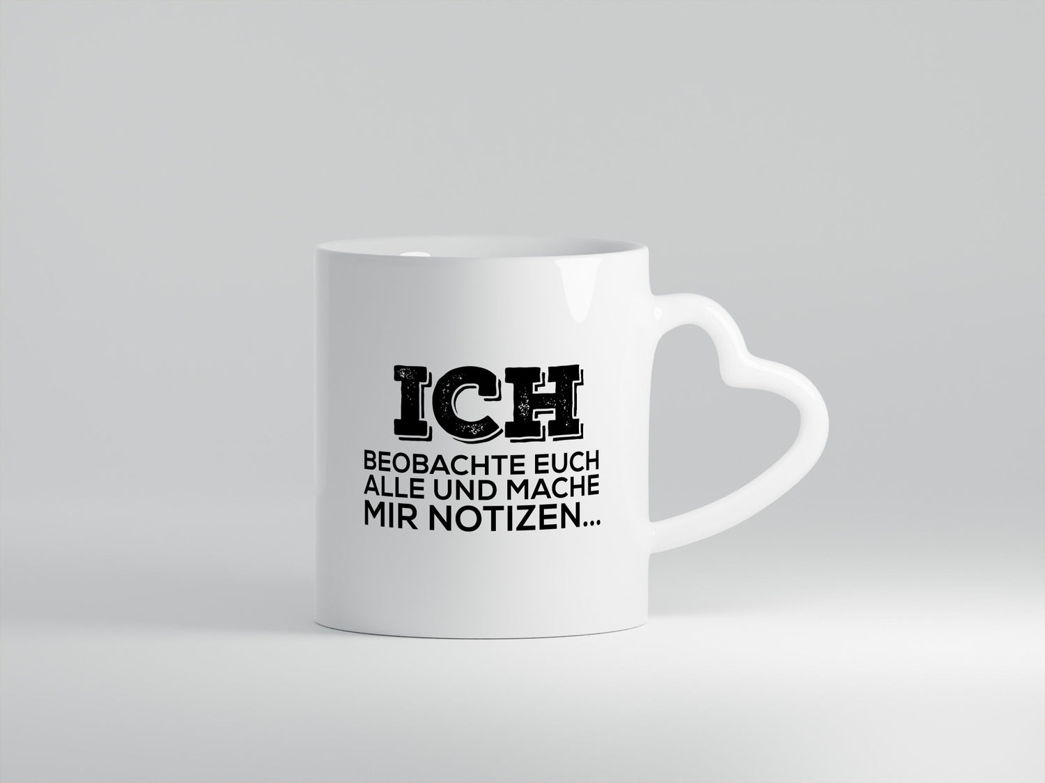 Ich beobachte euch v2 Geschenk Humor Geschenkidee lustiger Spruch Tasse