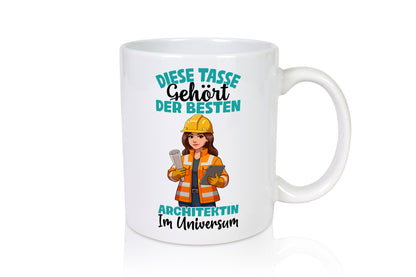 Im Universum: Architektin | Architektur Büro Humor Arbeit Kollegen Geschenkidee