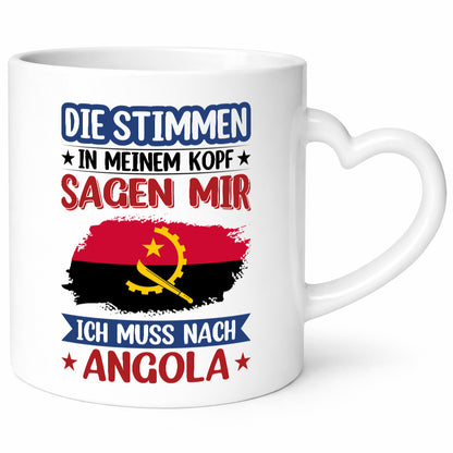 Angola | Urlaub Stimmen in meinem Kopf Traumland lustig Humor Geschenkidee