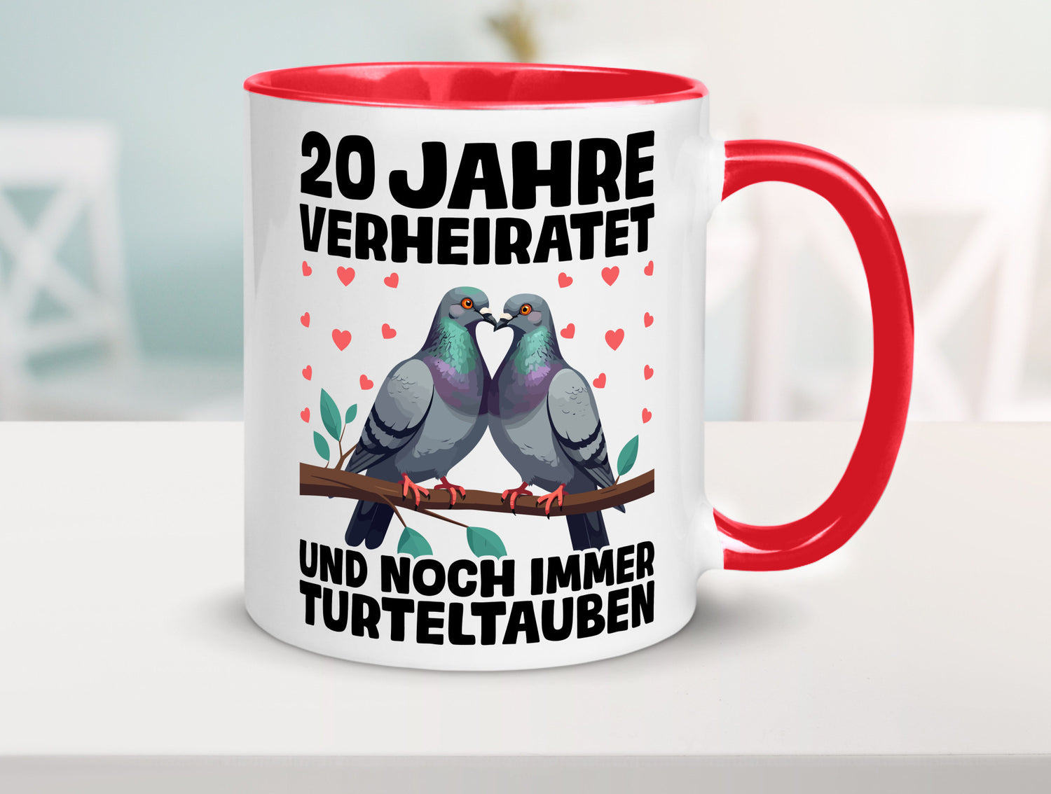 20 Jahre verheiratet | Turteltauben Ehe Ehepaar lustig Humor Geschenkidee