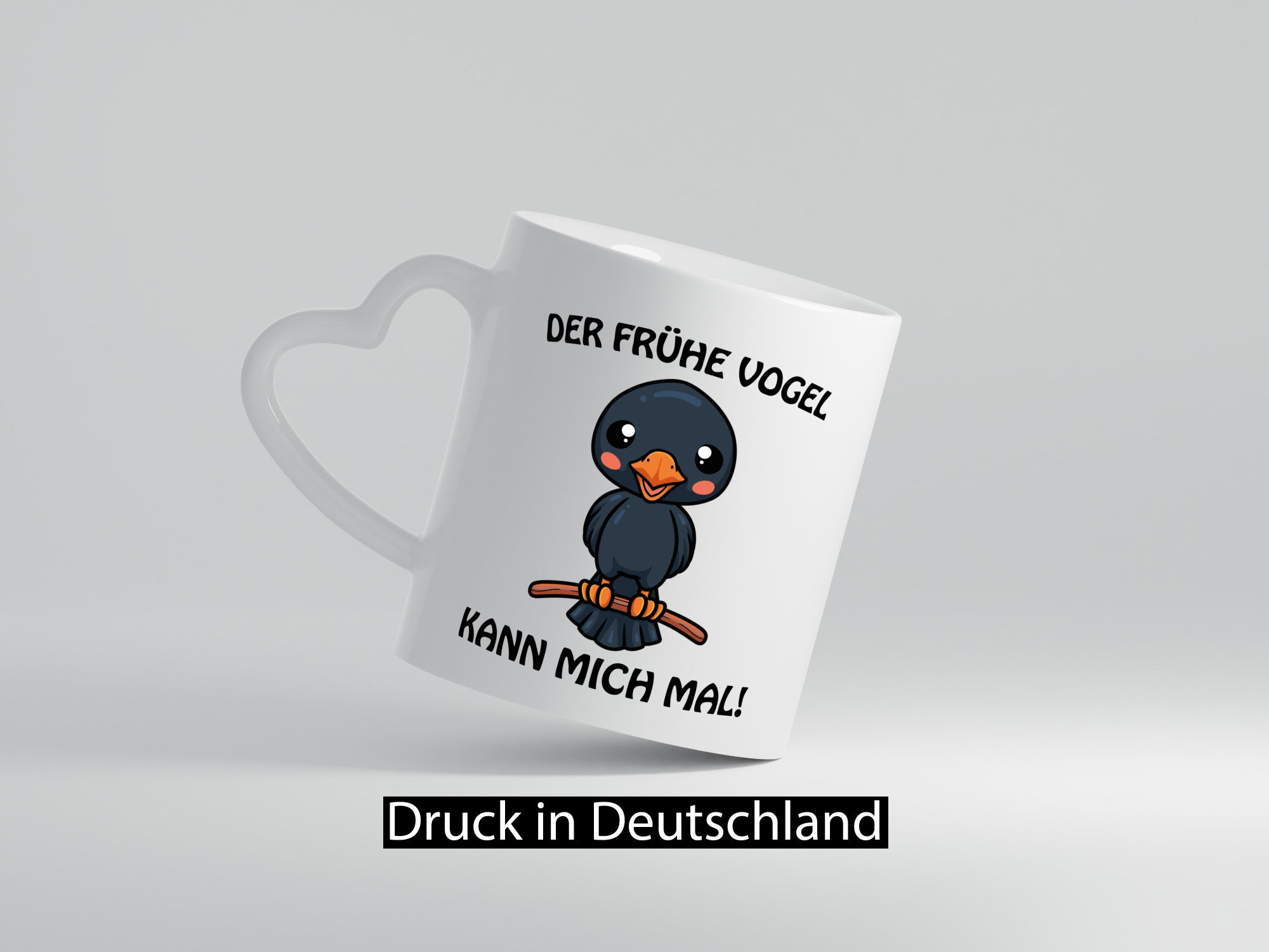 Der Frühe Vogel Humor Geschenkidee Tasse