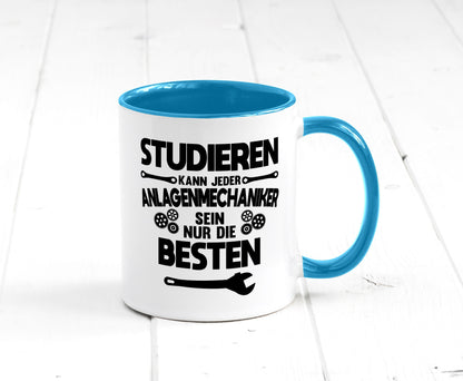 Nur die besten werden Anlagenmechaniker Humor Geschenkidee Tasse