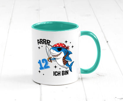 12. Geburtstag | 12 Jahre Arr Pirat Hai Piraten Geschenk Geschenkidee lustiger