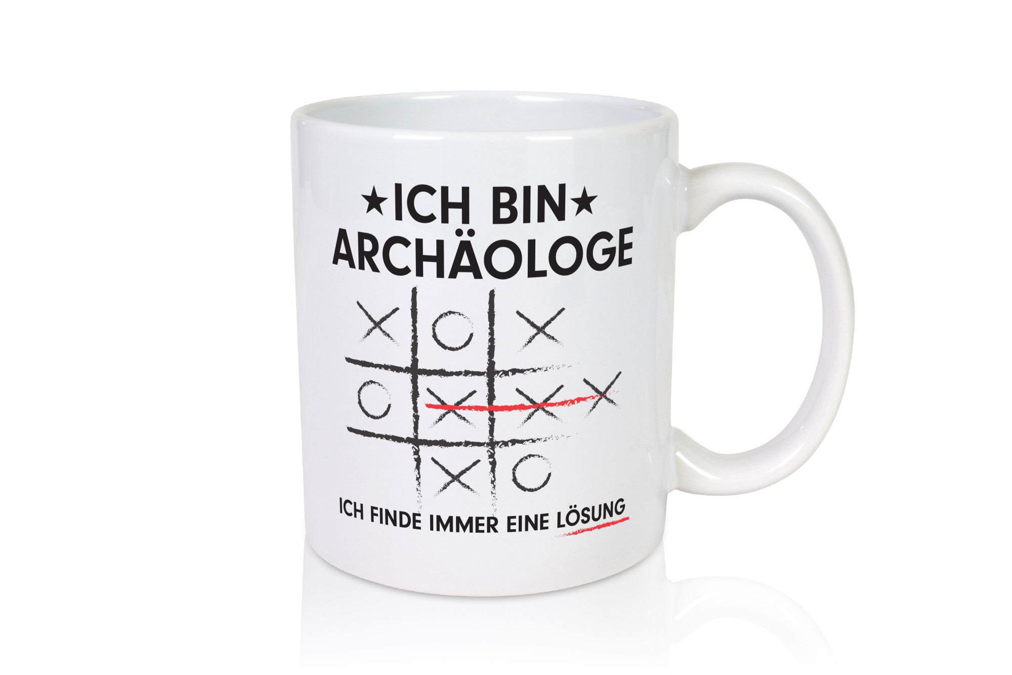 Lösung finden: Archäologe | Archäologie Forscher v2 Geschenkidee Humor Tasse