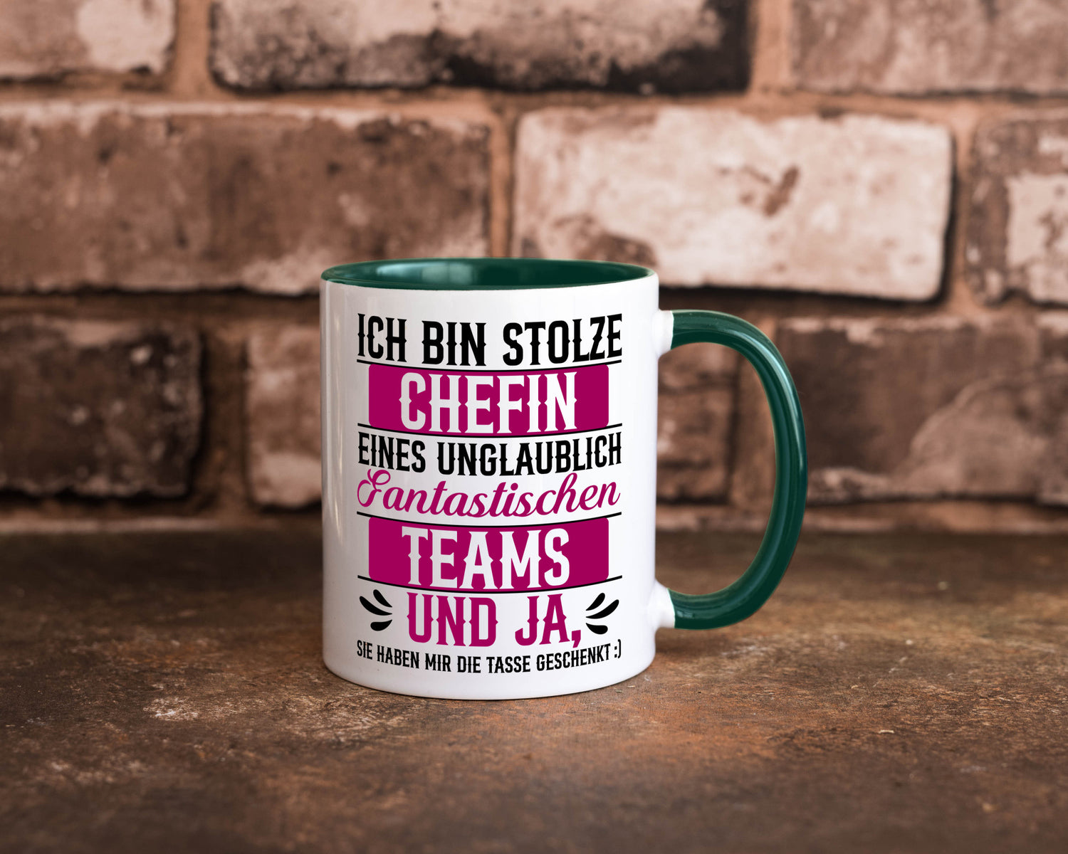 Stolze Chefin | Tolles Team Mitarbeiter lustig Arbeit Kollegen Büro Geschenk