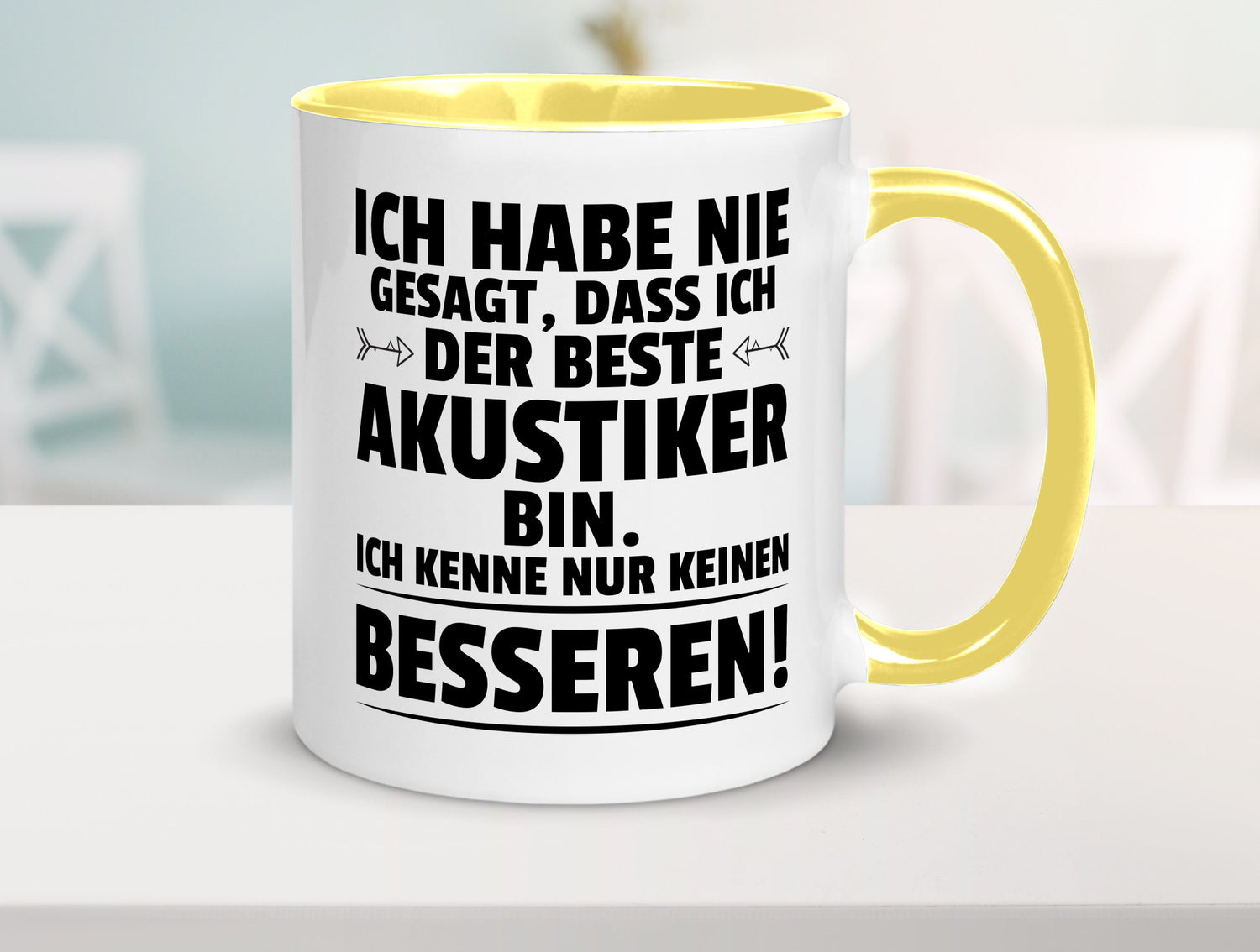 Keinen Besserer Akustiker | Akustik Hörgeräteakustik Geschenkidee Humor Tasse