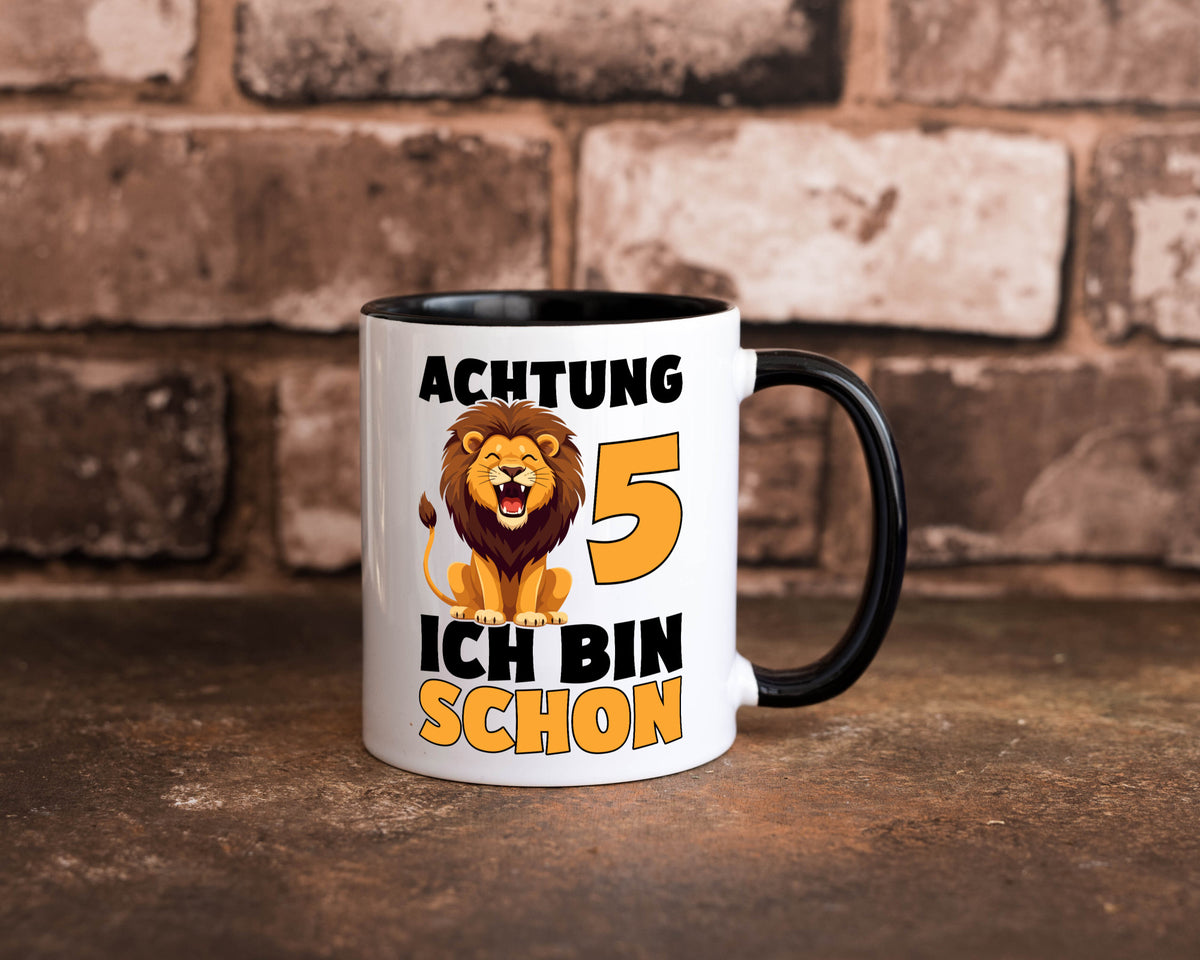 5. Geburtstag | 5 Jahre Löwe Geschenkidee Humor Tasse
