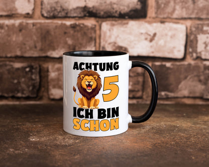 5. Geburtstag | 5 Jahre Löwe Geschenkidee Humor Tasse