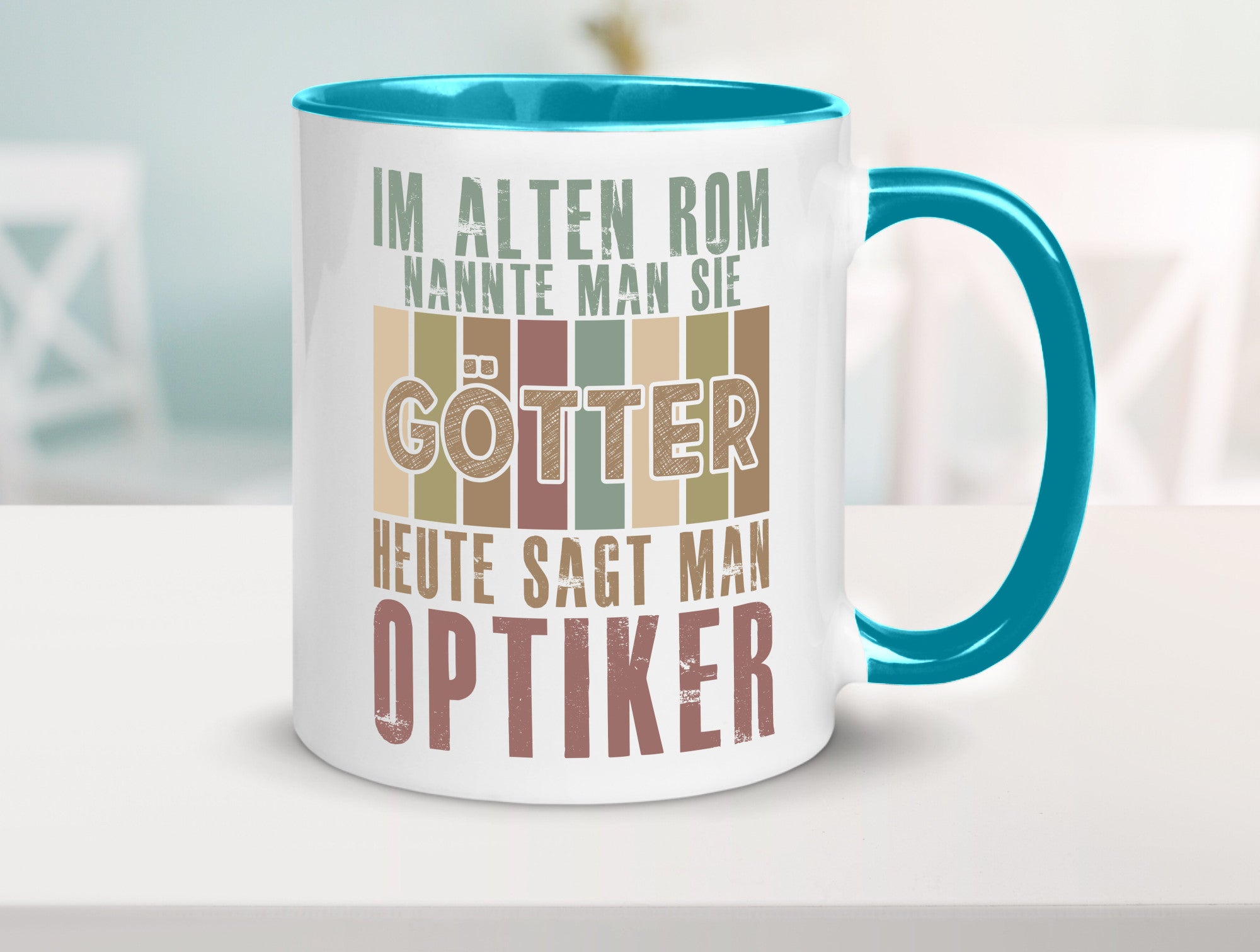 Heute sagt man: Optiker | Augenoptiker Geschenkidee Humor Tasse