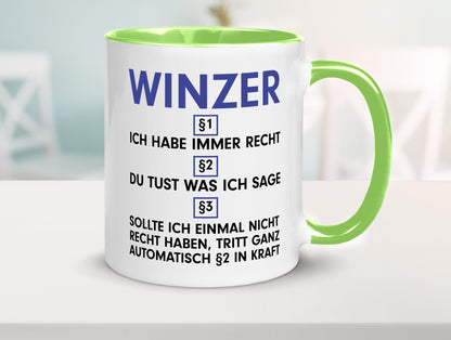 Ich habe immer Recht Winzer | Weinbauer Wein lustig Humor Geschenkidee Geschenk