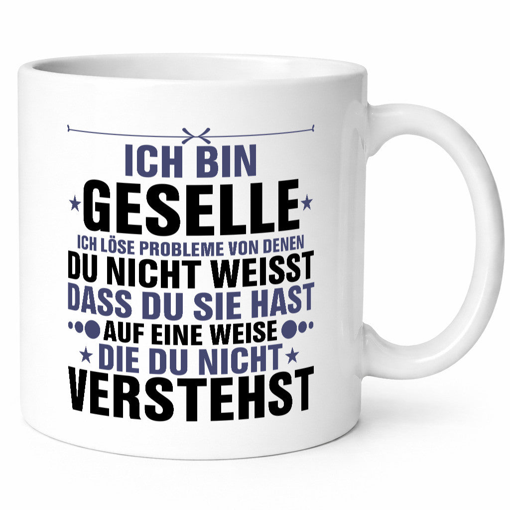 Löse Probleme: Geselle | Handwerker v2 Geschenk Humor Geschenkidee lustiger