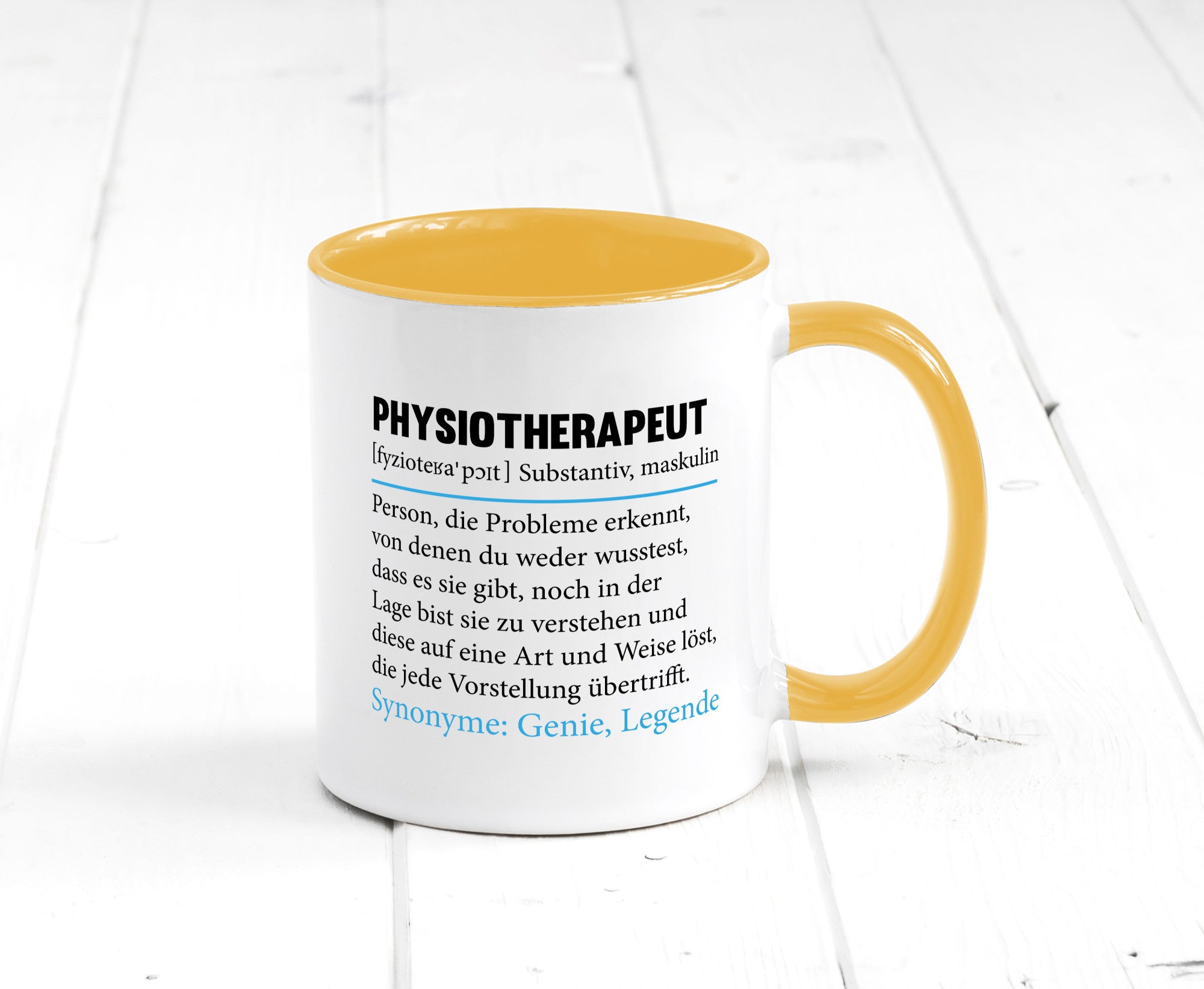 Physiotherapeut | Beruf Spruch Text lustig v2 Humor Arbeit Kollegen Büro