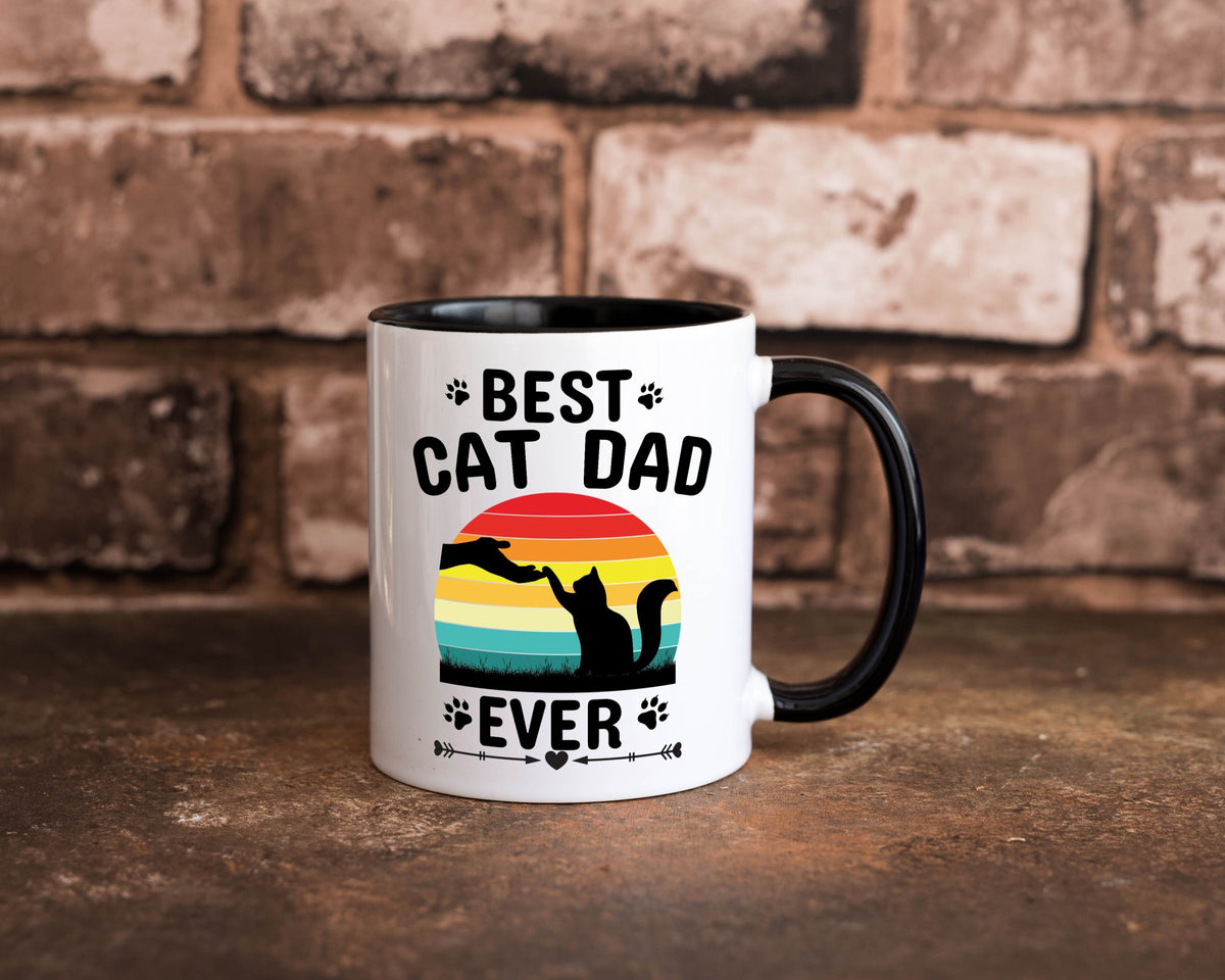 Best Cat Dad Ever lustiger Spruch Geschenk Humor Geschenkidee Tasse