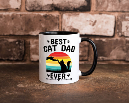Best Cat Dad Ever lustiger Spruch Geschenk Humor Geschenkidee Tasse