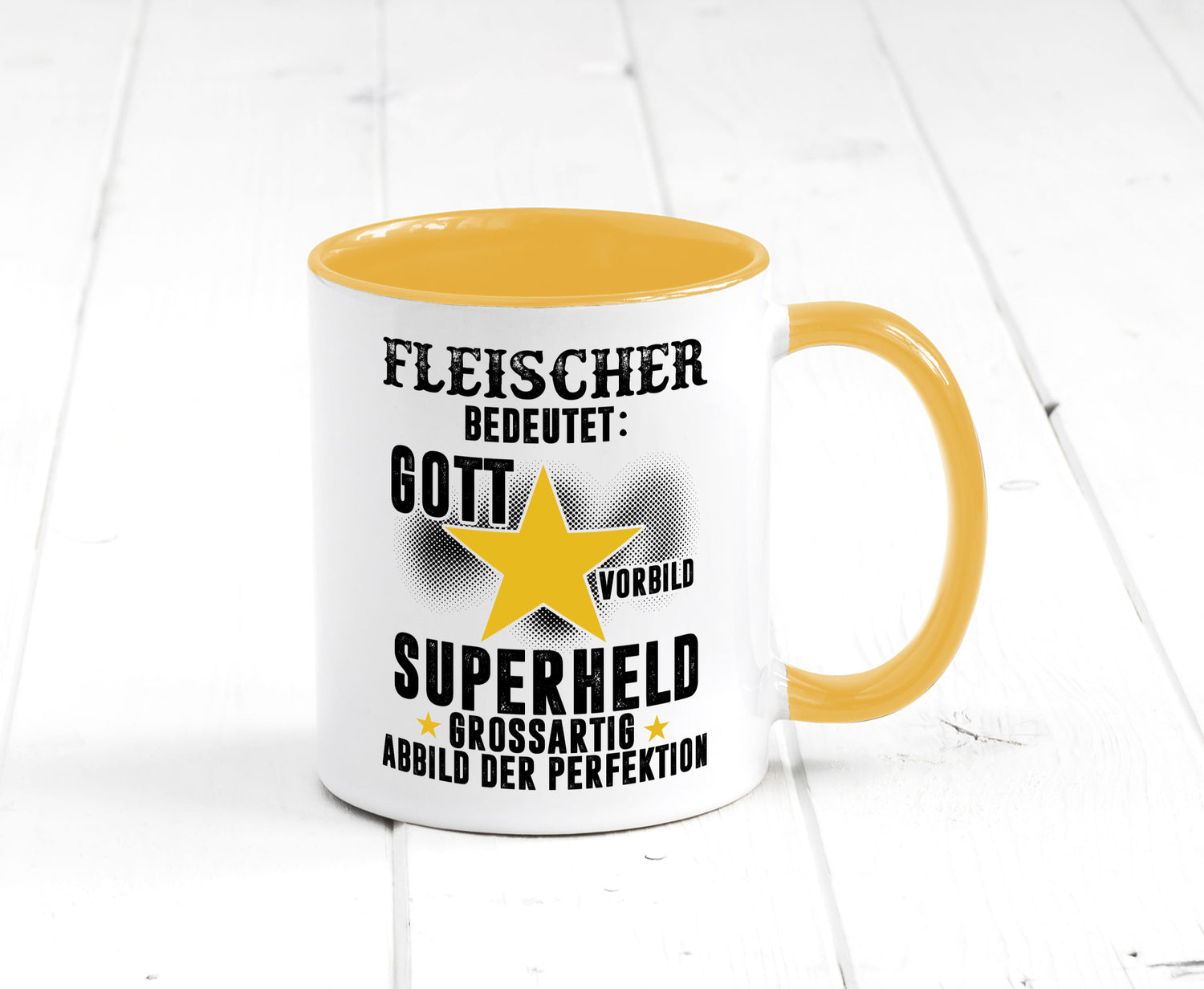 Bedeutung von Fleischer | Schlachterei lustig Humor Geschenkidee Geschenk Tasse