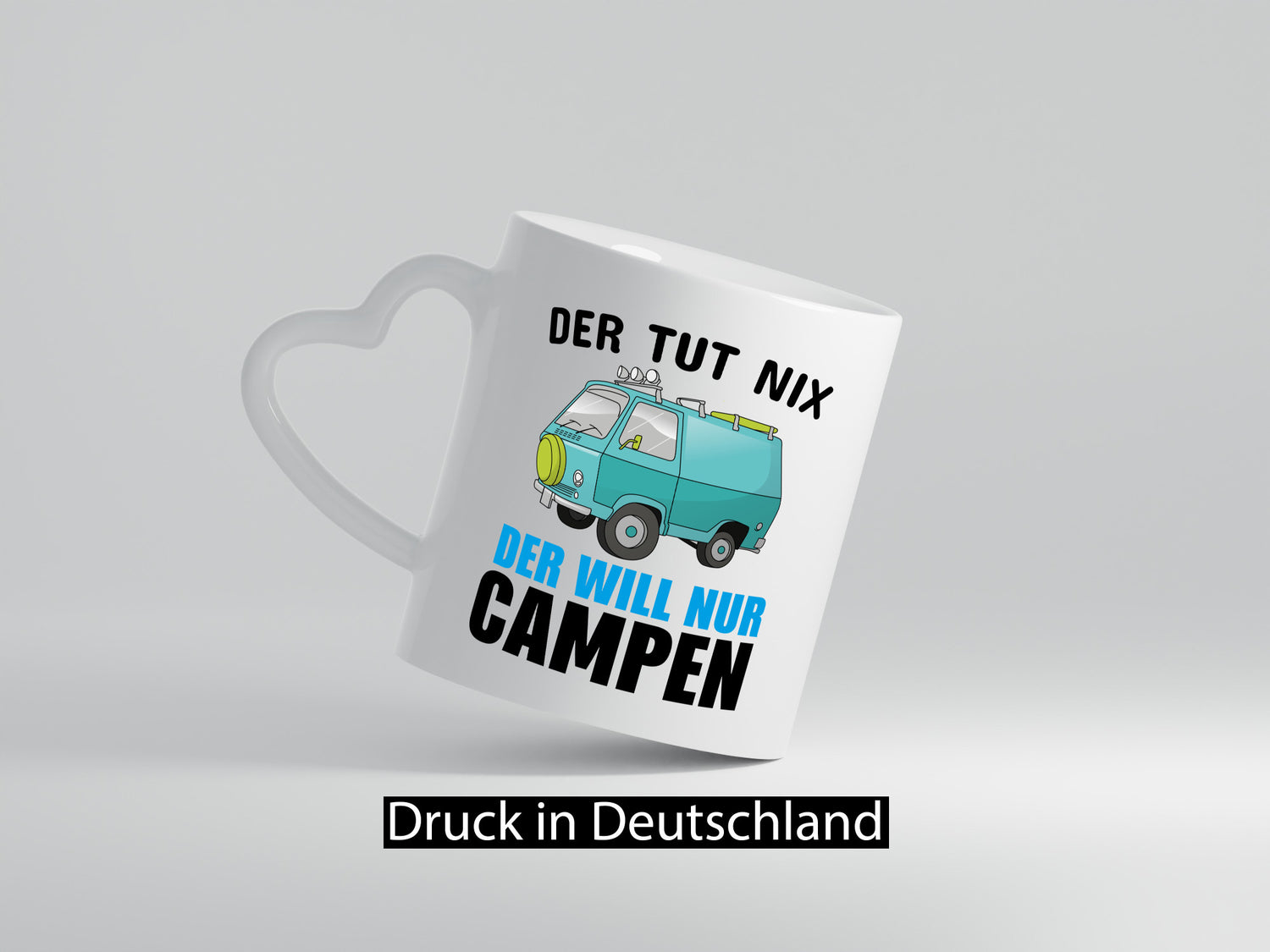 Ich will nur Campen Geschenkidee Humor Tasse