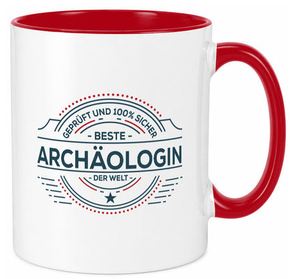 Geprüft und sicher: Archäologin| Archäologie | Forscherin Geschenk Humor