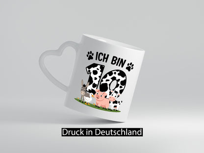 10 Geburtstag | Jahre Farmer Kind lustiger Spruch Geschenk Geschenkidee Tasse