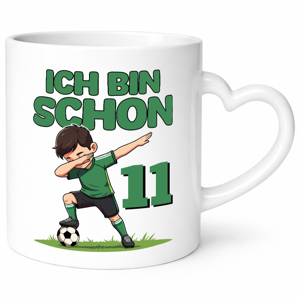 11. Geburtstag | 11 Jahre Fußballer Geschenkidee Humor Tasse