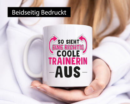 Coole Trainerin | Tasse Frauen Personal lustig Humor Geschenkidee Geschenk