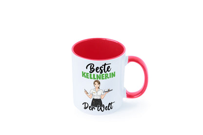 Beste Kellnerin | Beruf kellnern Bedienung v2 Humor Arbeit Kollegen Büro