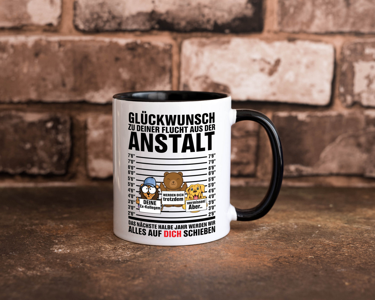 Glückwunsch zur Flucht | Arbeitskollegen Berufswechel Humor Arbeit Kollegen