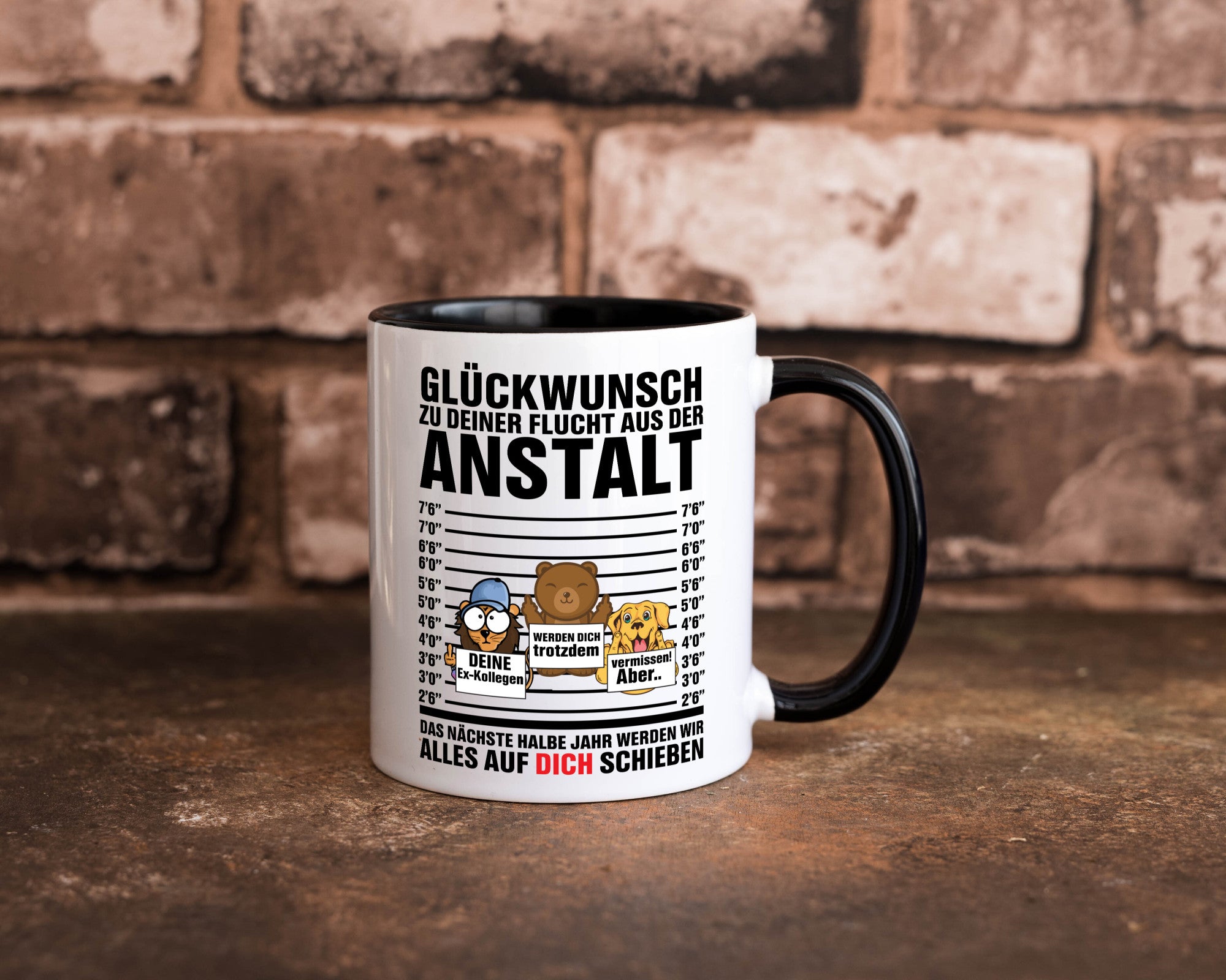 Glückwunsch zur Flucht | Arbeitskollegen Berufswechel Humor Arbeit Kollegen