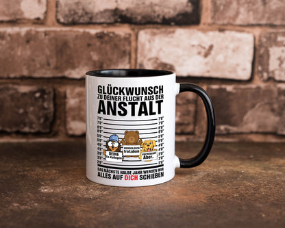 Glückwunsch zur Flucht | Arbeitskollegen Berufswechel Humor Arbeit Kollegen