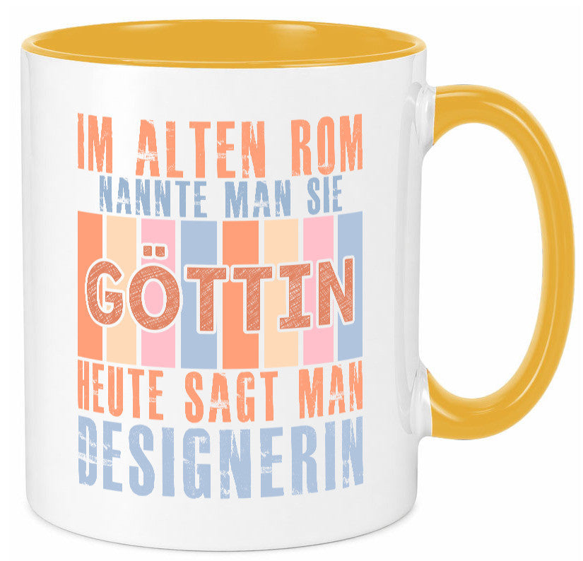 Heute sagt man: Designerin | Mode lustiger Spruch Geschenk Humor Geschenkidee Tasse