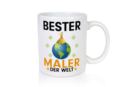 Welt Bester Maler | Malerei lustiger Spruch Geschenk Humor Geschenkidee Tasse