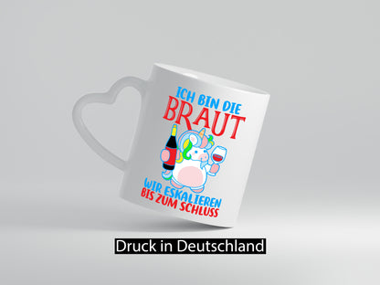 Junggesellinnenabschied | JGA Braut Einhorn Eskalation v2 lustig Humor