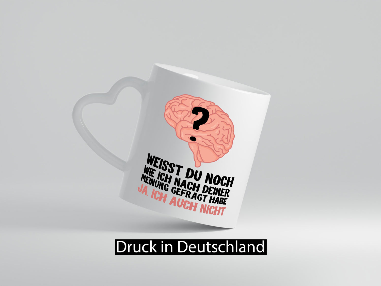 Deine Meinung lustig Humor Geschenkidee Geschenk Tasse