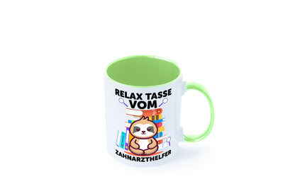 Relax Tasse: Zahnarzthelfer | Zahnmedizin lustig Humor Geschenkidee Geschenk