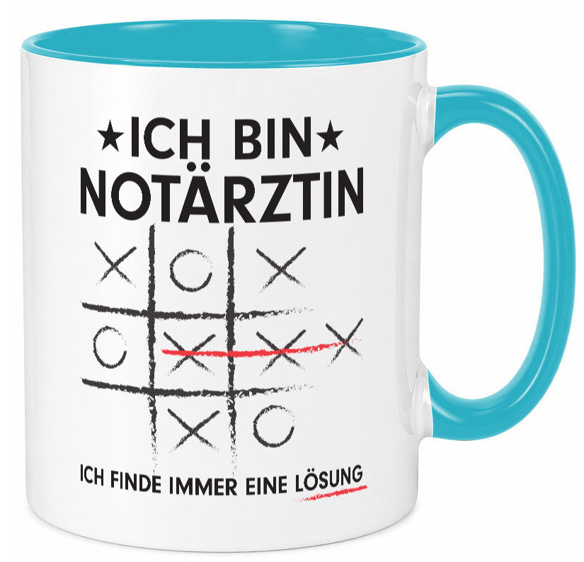 Löse Probleme: Notärztin | Ãrztin Geschenk Humor Geschenkidee lustiger Spruch Tasse