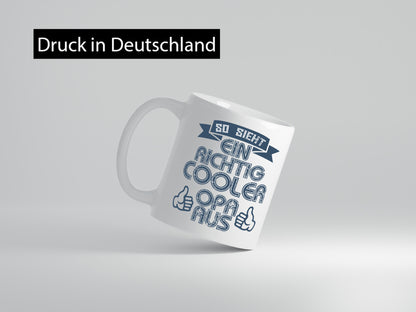 So sieht ein cooler Opa aus | Enkel Großvater lustiger Spruch Geschenk Familie