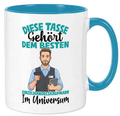 Im Universum: Einzelhandelskaufmann | Einzelhandel Geschenk Humor Geschenkidee Tasse