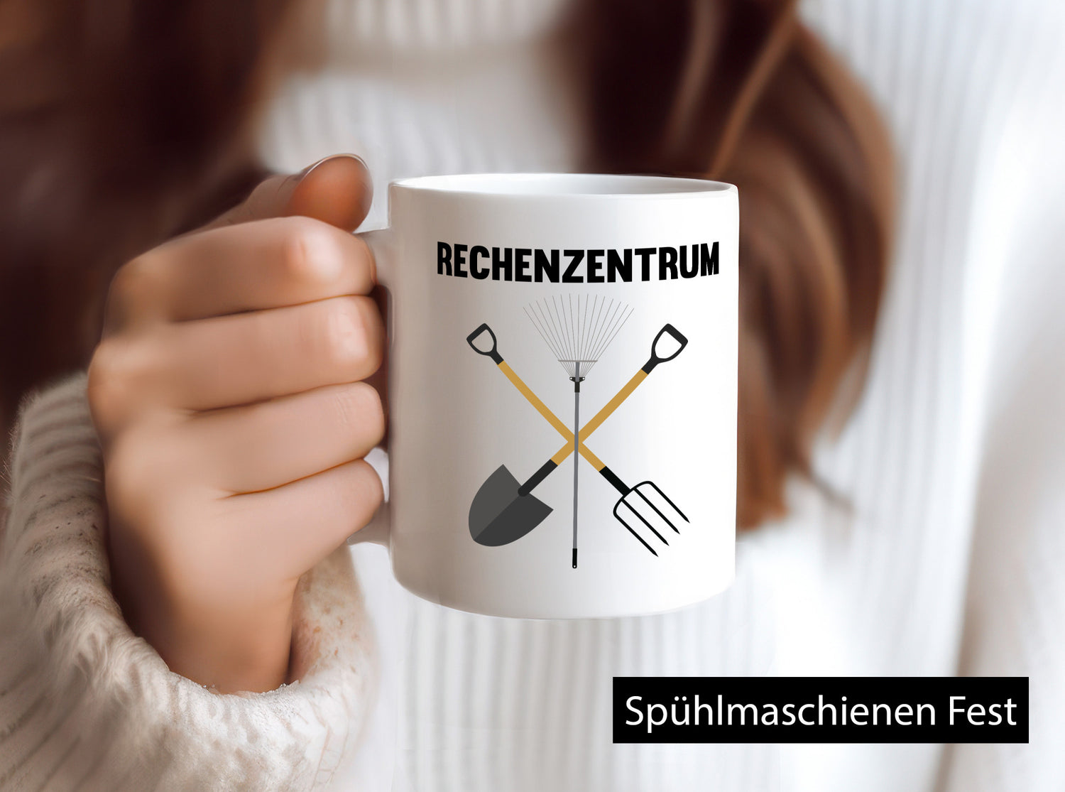 Rechenzentrum | Gärtner Garten lustiger Spruch Geschenk Humor Geschenkidee Tasse