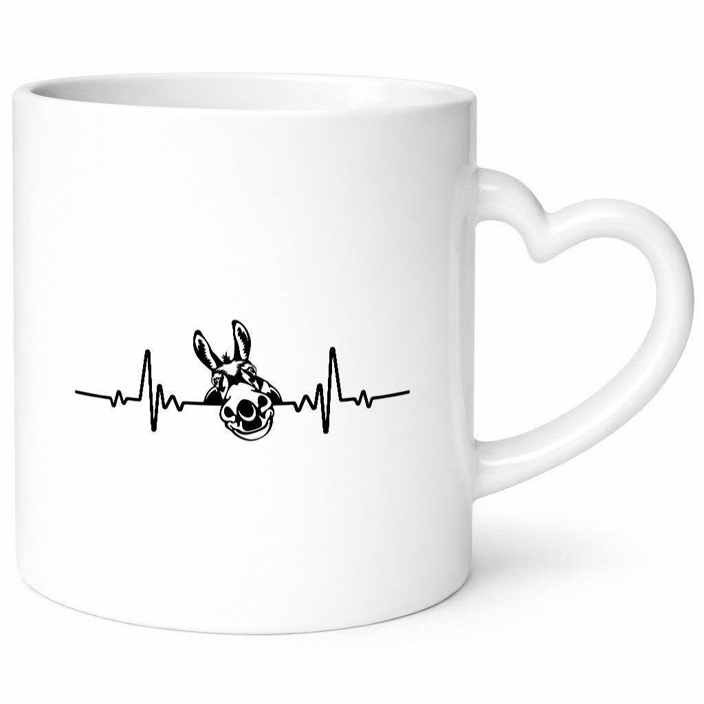 Heart Beat | Herzschlag Esel Eselliebhaber Geschenk Humor Geschenkidee lustiger