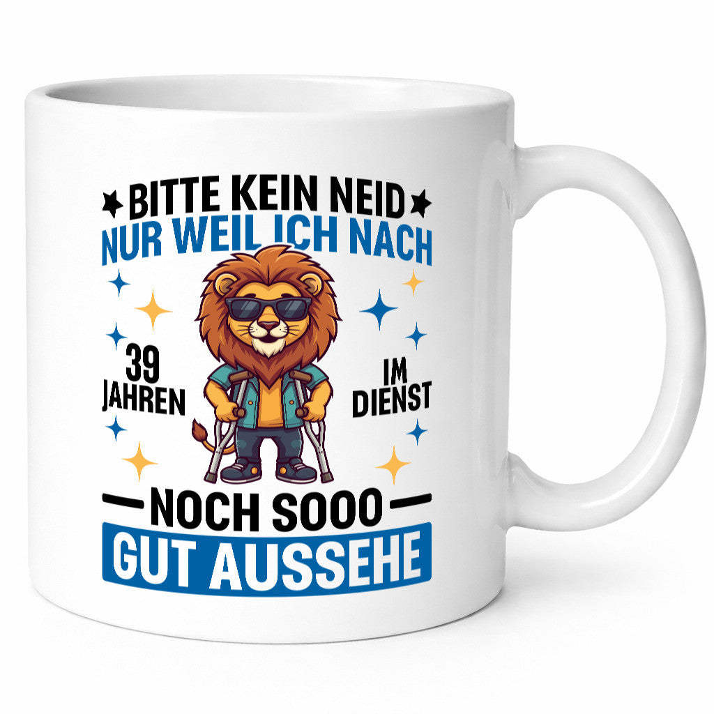 39 Jahre im Dienst | Arbeitsjubiläum Arbeit Humor Kollegen Büro Geschenkidee
