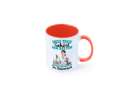 Im Universum: Chemielaborantin | Laborantin Chemie lustiger Spruch Geschenk