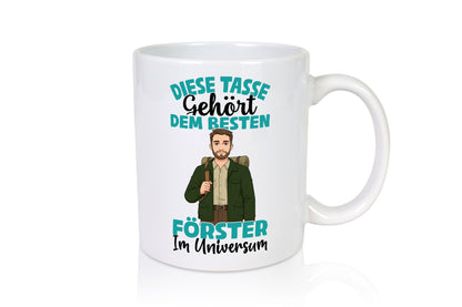 Im Universum: Förster | Forst Arbeit Geschenkidee Kollegen Büro Humor Tasse