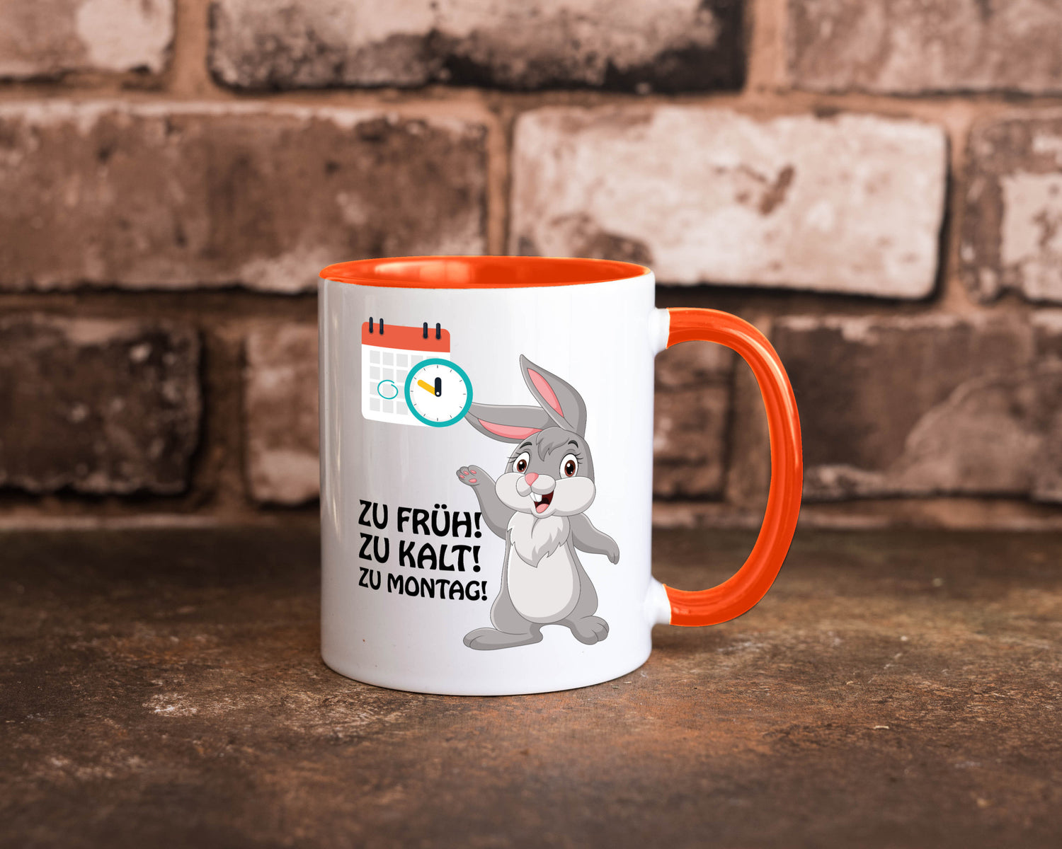 Kalter Montag Geschenkidee Humor Tasse