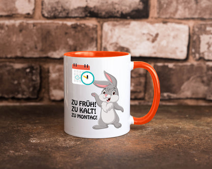 Kalter Montag Geschenkidee Humor Tasse