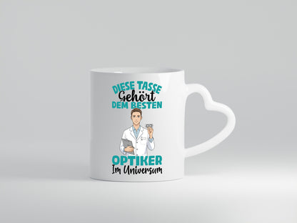 Im Universum: Optiker | Augenoptiker lustiger Spruch Geschenk Humor